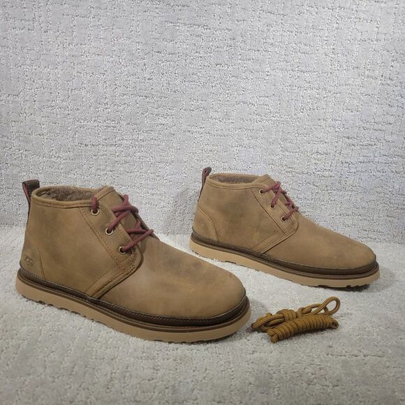 UGG Neumel Weather II Men\'s Size US 10 Chestnut Leather Chukka Boots. NEW main image 7